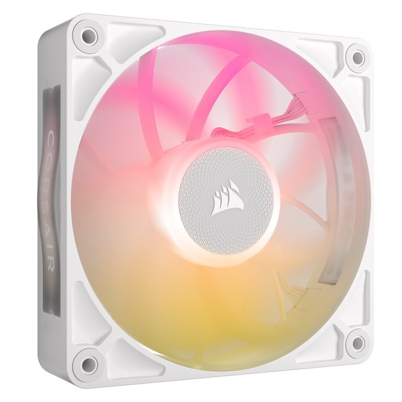 Corsair iCUE LINK RX120 MAX RGB 120 mm PWM Fans Starter Kit ‑aloitussarja, valkoinen - Kuva 2