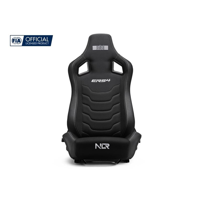 Next Level Racing ERS4 Elite Reclining Seat -sarjan istuin, Fabric & SIMAERO Mesh Edition, musta