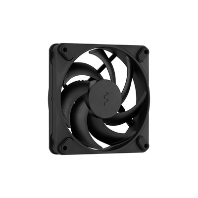 Fractal Design Momentum 12 - Black, 120mm PWM-laitetuuletin, musta