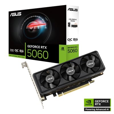 Asus GeForce RTX 5060 LP BRK - OC Edition -näytönohjain, 8GB GDDR7