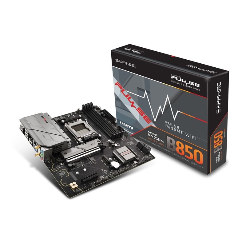 Sapphire B850M PULSE WIFI, mATX-emolevy