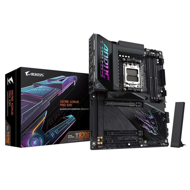 Gigabyte X870E AORUS PRO X3D, ATX-emolevy