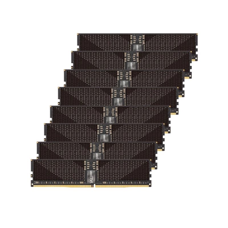 v-color 1TB (8 x 128GB) OC R-DIMM - AMD WRX90, DDR5 6000MHz, CL38, 1.25V, musta