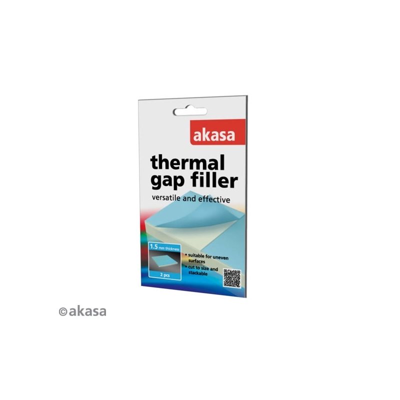 Akasa Thermal gap filler lämpötyyny 2kpl, 30x30x5mm