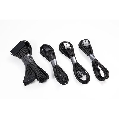 Phanteks Universal Extension -jatkokaapelisarja, musta