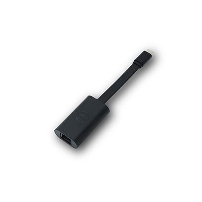 Dell Gigabit Ethernet -verkkoadapteri, USB-C, musta