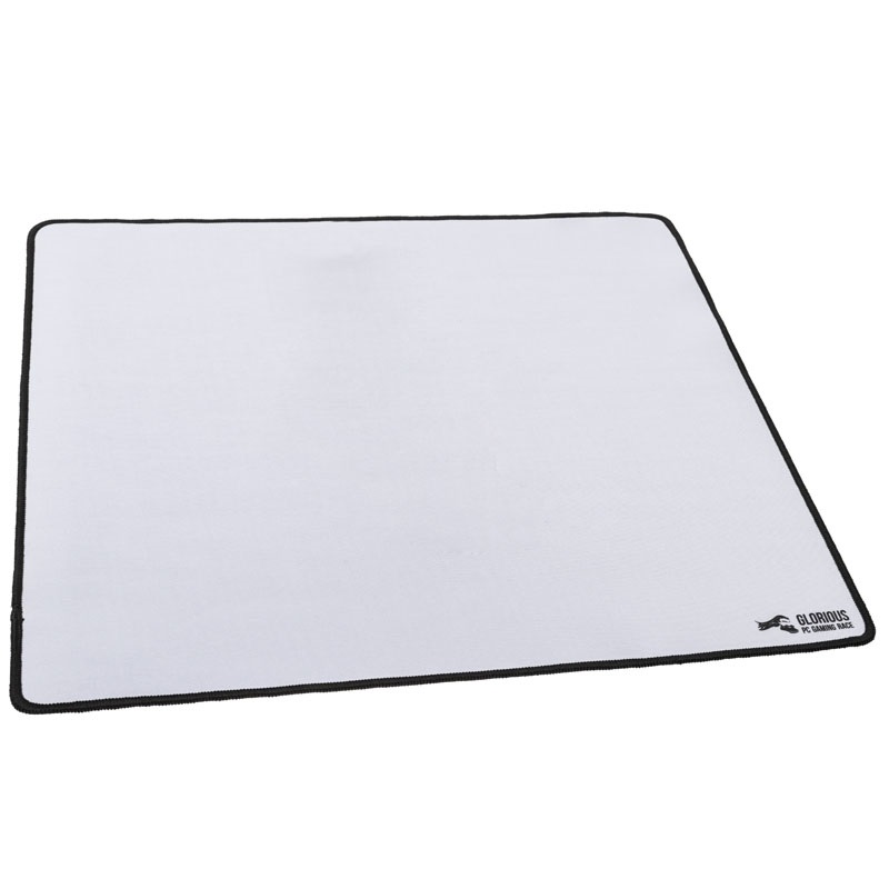 Glorious XL Slim Gaming Mouse Pad - White Edition -pelihiirimatto, valkoinen/musta