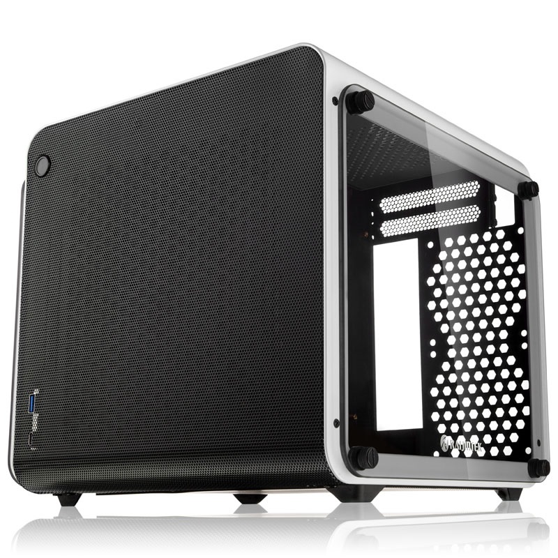 Raijintek METIS EVO TGS, ikkunallinen Mini-ITX -kotelo, valkoinen - Kuva 2