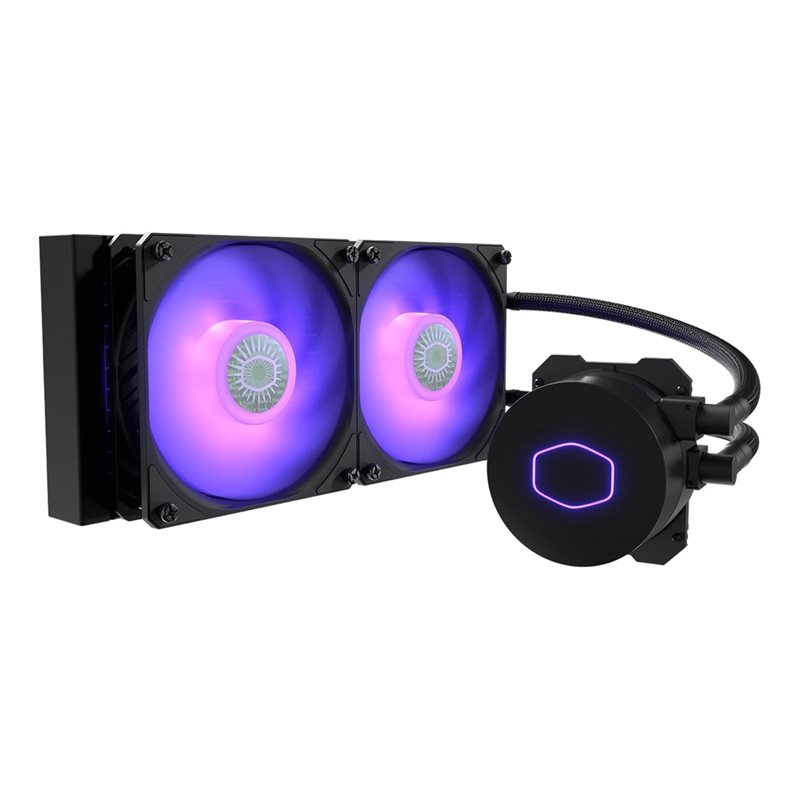 Cooler Master (Outlet) MasterLiquid ML240L V2 RGB, 240mm AIO-vesijäähdytysratkaisu prosessorille, musta