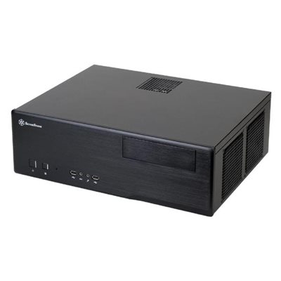 SilverStone Grandia GD05B HTPC-kotelo, Micro ATX, Musta