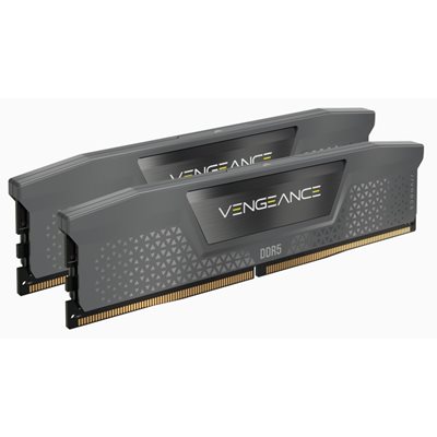 Corsair 64GB (2 x 32GB) Vengeance, DDR5 5200MHz, CL40, 1.25V, harmaa