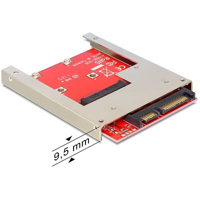 DeLock SATA3 6G ->  mSATA SSD -adapteri