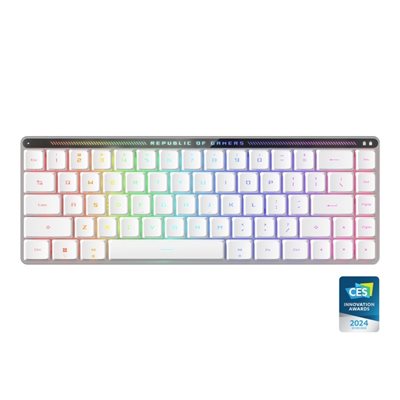 Asus (Outlet) ROG Falchion RX Low Profile, langaton mekaaninen pelinäppäimistö, 65%, ROG RX Red LP, valk