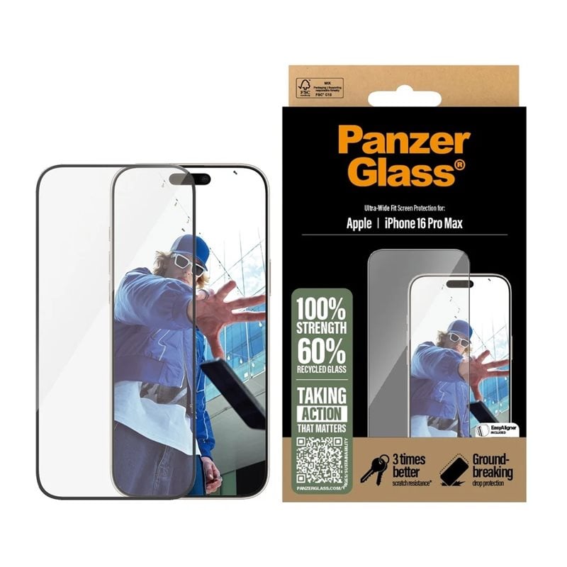 PanzerGlass Panssarilasi, Apple iPhone 16 Pro Max