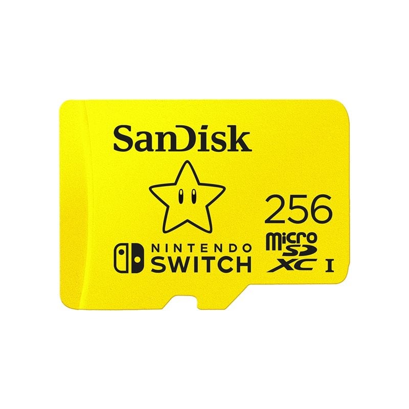 Sandisk 256GB Nintendo Switch Starman, microSDXC -muistikortti, UHS-I, 100/90 MB/s