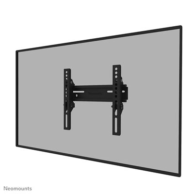 Neomounts 24-55" Wall Mount, -seinäteline näytölle, kiinteä, lukittava, musta