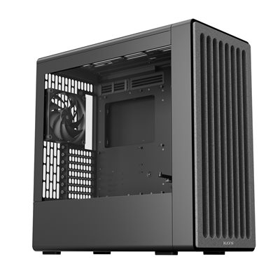 HAVN BF 360 Flow, ikkunallinen miditornikotelo, musta