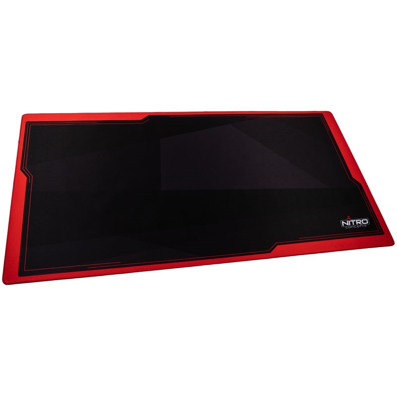 Nitro Concepts (Outlet) Deskmat -hiirimatto, 1600x800mm, musta/punainen