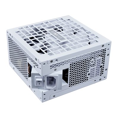 Lian Li 1000W RS1000G, 80 PLUS Gold virtalähde + RS HUB, PCIe 5.1, ATX 3.1, valkoinen