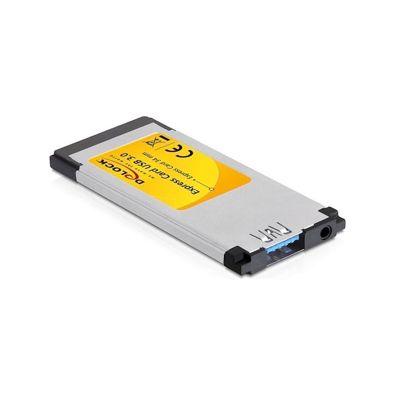 DeLock ExpressCard 34mm, USB 3.0, 1xTyyppi A portti
