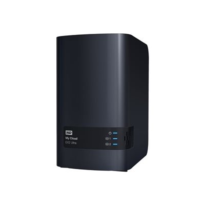 Western Digital 16TB My Cloud EX2 Ultra NAS-palvelin, RJ45, USB 3.0