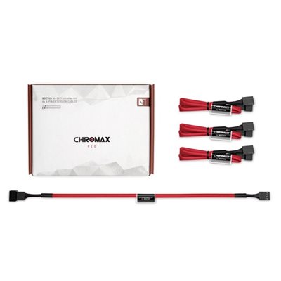 Noctua NA-SEC1 chromax.red -jatkokaapelisarja, punainen/musta