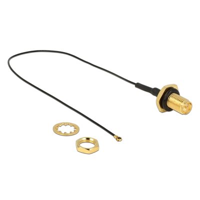 DeLock MHF - RP-SMA -antennikaapeli, 20cm
