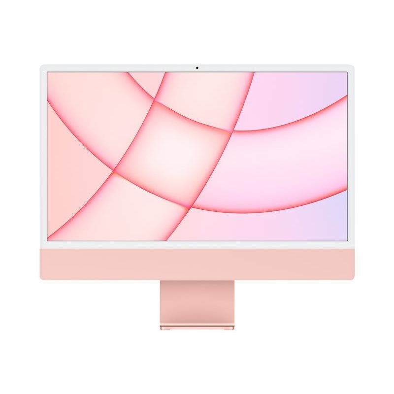 Apple 24" iMac - 4.5K Retina Display, M1/8GB/256GB, vaaleanpunainen