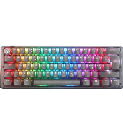 Ducky One 3 - Aura Black Nordic - Mini 60% - Cherry Silent Red, mekaaninen näppäimistö