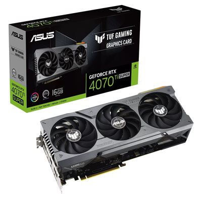 Asus GeForce RTX 4070 Ti SUPER TUF Gaming -näytönohjain, 16GB GDDR6X
