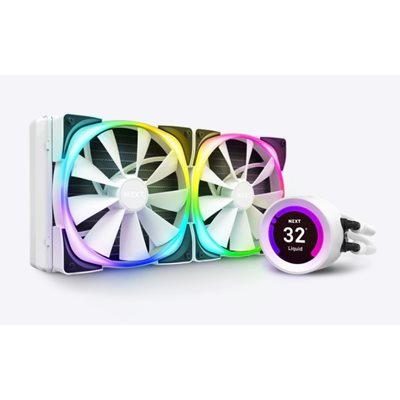 NZXT (Outlet) Kraken Z63 RGB, 280mm AIO-nestejäähdytysratkaisu prosessorille, mattavalkoinen