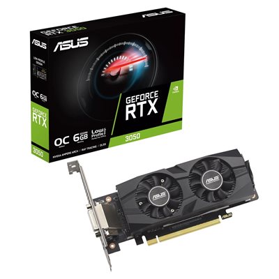 Asus GeForce RTX 3050 LP BRK - OC Edition -näytönohjain, 6GB GDDR6