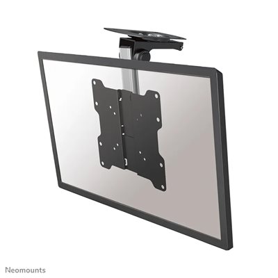 Neomounts 10-40" Flat Screen Ceiling Mount, -kattoteline 26,5-40cm laskulla, musta