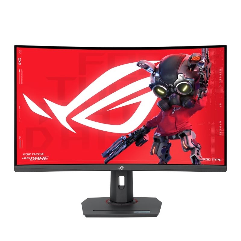 Asus 31,5" ROG Strix XG32WCS, kaareva 180Hz WQHD-pelimonitori, musta