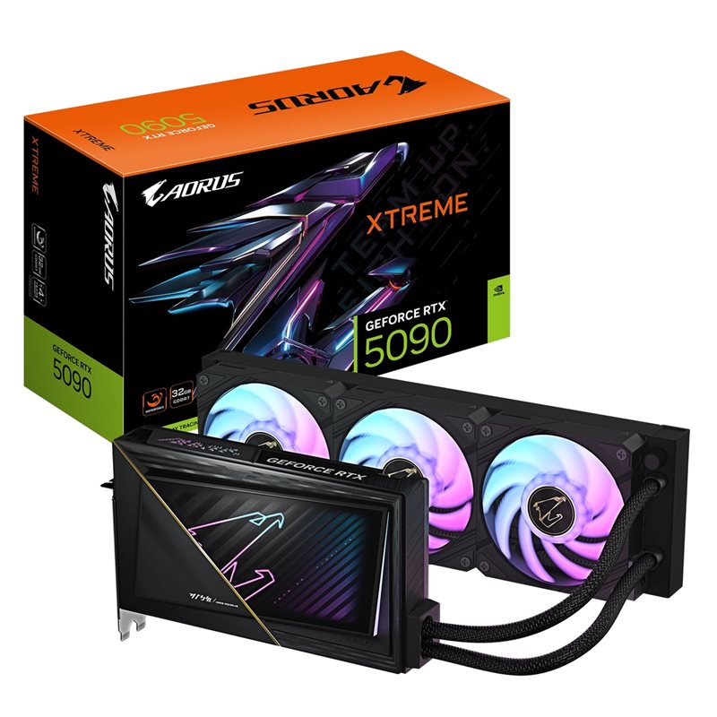 Gigabyte GeForce RTX 5090 AORUS XTREME WATERFORCE -näytönohjain, 32GB GDDR7