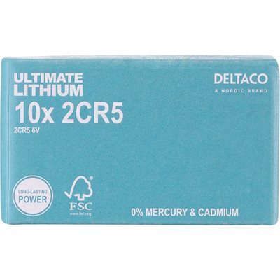 Deltaco 2CR5 -paristo, 10kpl