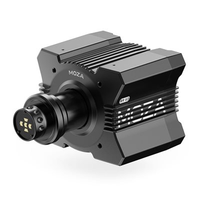 MOZA Racing R9 V3 Direct Drive Wheelbase, ratin pohjayksikkö, musta/valkoinen