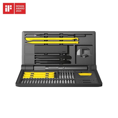 Hoto Electric Precision Screwdriver Kit Pro, sähköinen tarkkuusruuvimeisselisarja, musta