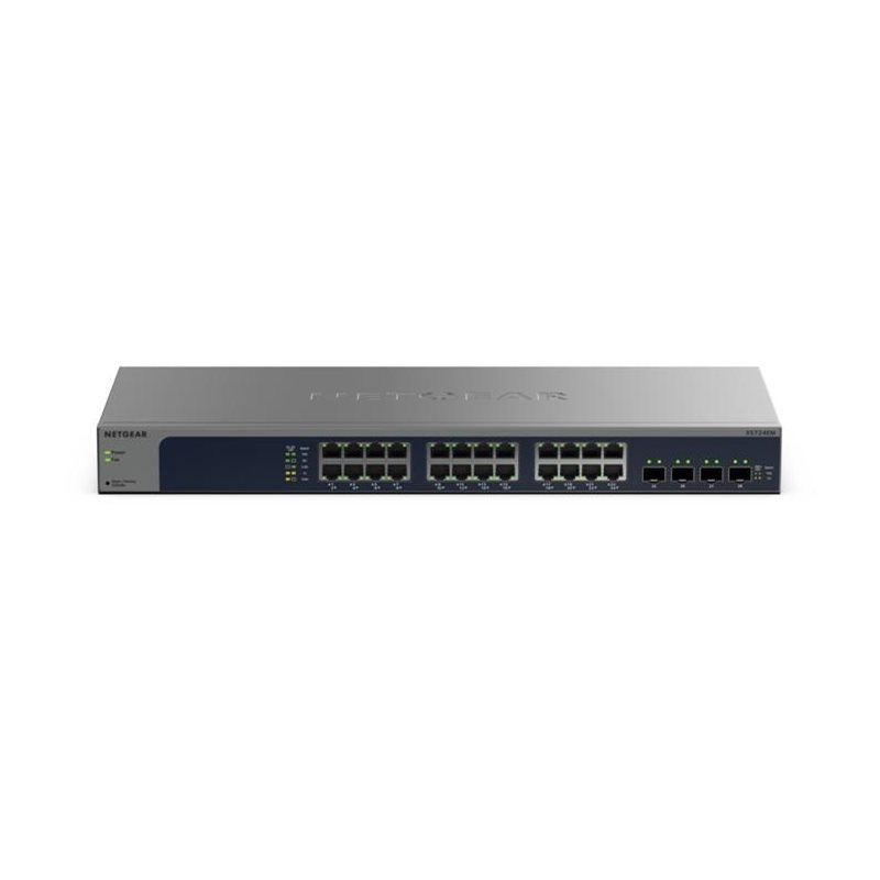 Netgear XS724EM, räkkiasennettava 24-porttinen 10G/Multi-Gigabit Plus -kytkin
