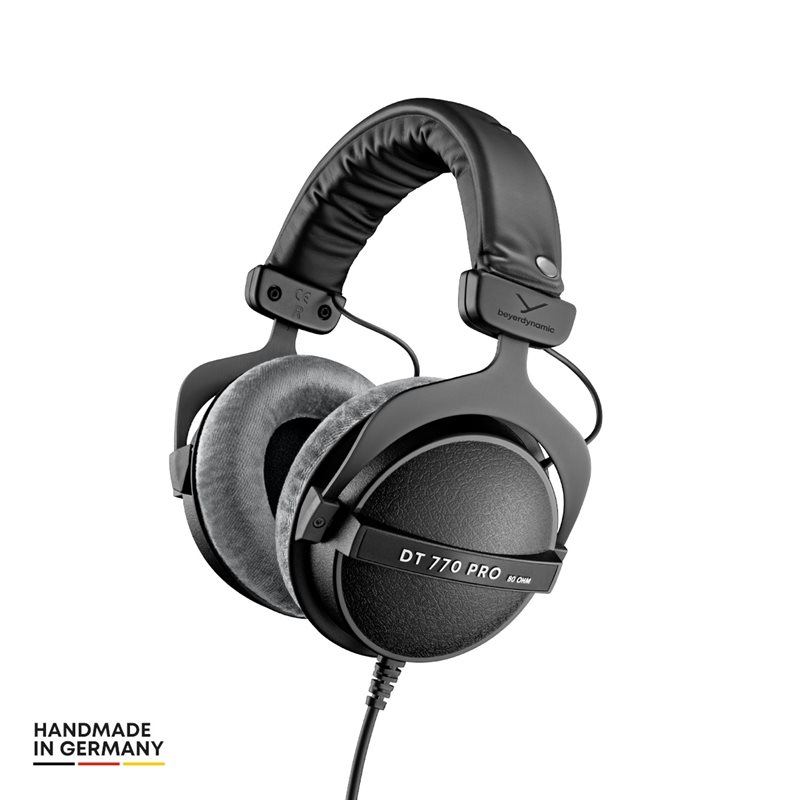 Beyerdynamic DT 770 PRO 80 ohm, suljetut studiokuulokkeet, musta