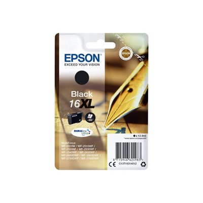 Epson 16XL DURABrite Ultra Pen + Crossword -väriainekasetti, musta