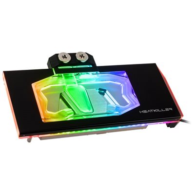 Watercool HEATKILLER V FOR RTX 3080/3090 - ACRYL NI-BL ARGB, GPU-blokki (Poistotuote! Norm.188,9€)
