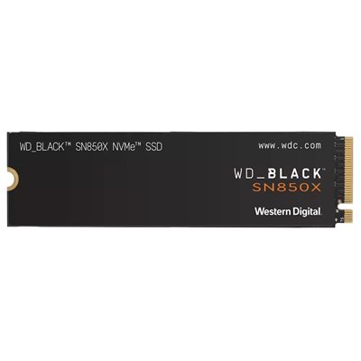 Western Digital 2TB WD_BLACK SN850X NVMe SSD-levy, M.2 2280, PCIe 4.0 x4, 7300/6600 MB/s