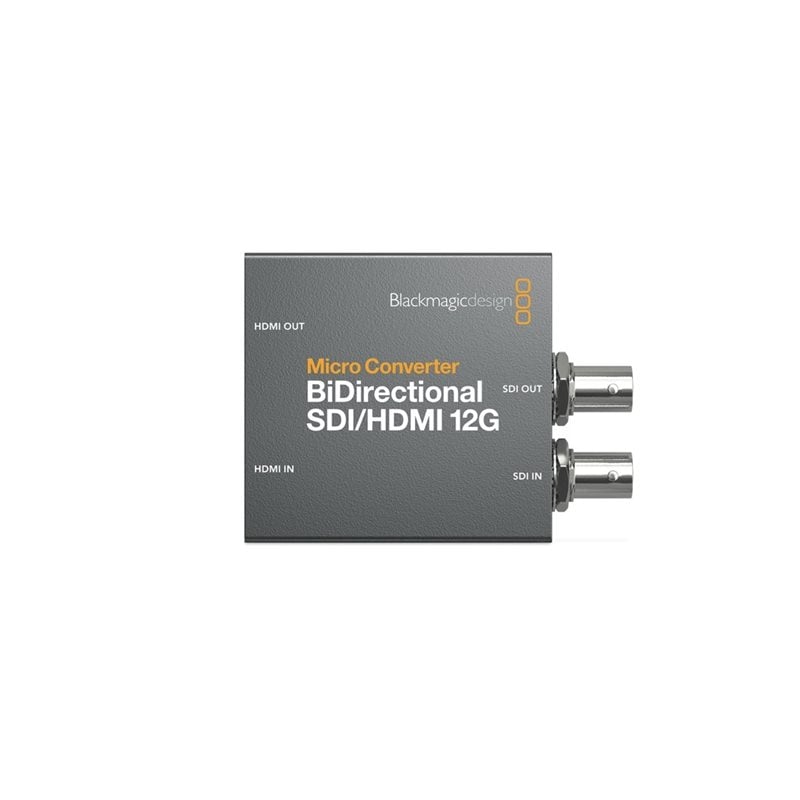 Blackmagic Design Micro Converter BiDirectional SDI/HDMI 12G -muunnin virtalähteellä