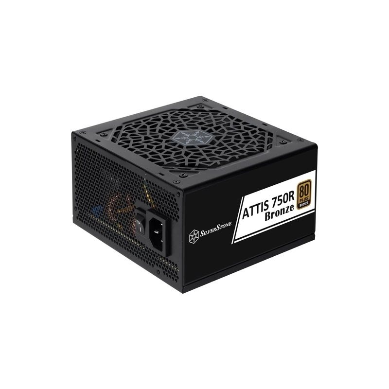 SilverStone Attis 750R - 80 PLUS Bronze 750 ATX 3.1 ATX virtalähde, musta