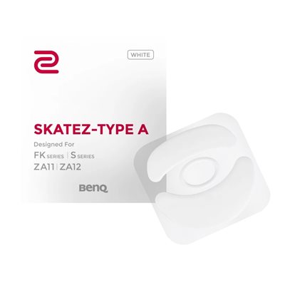 ZOWIE Skatez-Type A Speedy Glide, liukuvuuden korostus, valkoinen