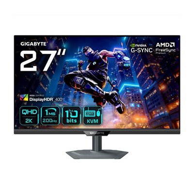 Gigabyte 27" M27Q2 QD, 210Hz QHD-pelimonitori, musta