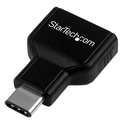 StarTech.com 3.2 Gen1 USB-C -> USB-A -adapteri, uros/naaras, musta