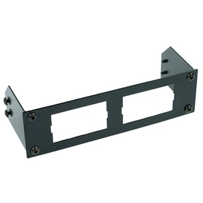 Phobya 5,25" etupaneeli kahdelle näytölle - musta