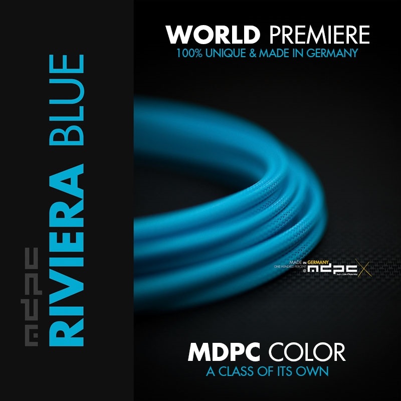 MDPC-X Sleeve Small -modaussukka, 1m, Riviera Blue (UV)